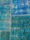 Patchwork vloerkleed, blauw, 240cm x 170cm