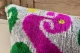 Ikat Velvet kussen wit 60cm x 40cm incl binnen kussen 