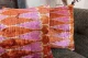 Ikat Velvet kussen roze oranje 60cm x 40cm incl binnen kussen