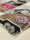 SALE patchwork vloerkleed bruin nr.21419 225cm x 160cm
