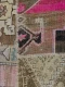 SALE patchwork vloerkleed bruin nr.21419 225cm x 160cm