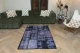 SALE patchwork vloerkleed zwart nr.35568 180cm x 118cm