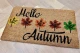 Sample sale deurmat "Hello Autumn" 75cm x 45cm