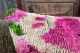 Ikat Velvet kussen roze 60cm x 40cm incl binnen kussen nr.98681