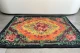 SALE Rozenkelim badmat zwart 90cm x 60cm showroom model