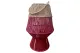 Sample sale jute lantaarn donker roze