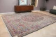 ongeschoren Kirman vloerkleed nr.16805 345cm x 245cm kleed heeft gebruikssporen 
