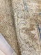  SALE Vintage vloerkleed 17412 387cm x 284cm reparatie is zichtbaar