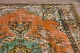 Vintage vloerkleed oranje groen 295cm x 184cm