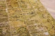 Geel patchwork vloerkleed 192cm x 164cm 