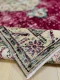 Vintage vloerkleed rood met groen 18809 276cm x 173cm.