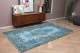 Vintage vloerkleed blauw 8166 284cm x 169cm