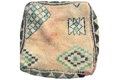 Marokkaanse Poef nr.21124 60cm x 60cm x 25cm incl. vulling Verwacht half november