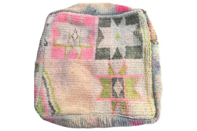 Marokkaanse Poef nr.21133 60cm x 60cm x 25cm incl. vulling Verwacht half november