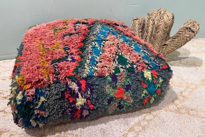 Marokkaanse Poef nr.47023 60cm x 60cm x 25cm incl. vulling