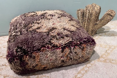 Marokkaanse Poef nr.47038 60cm x 60cm x 25cm incl. vulling