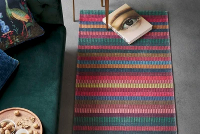 Jacquard stripes loper by pip multi 340cm x 80cm