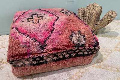 Marokkaanse Poef nr.20230 60cm x 60cm x 25cm incl. vulling