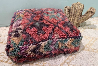 Marokkaanse Poef nr.20208 60cm x 60cm x 25cm incl. vulling