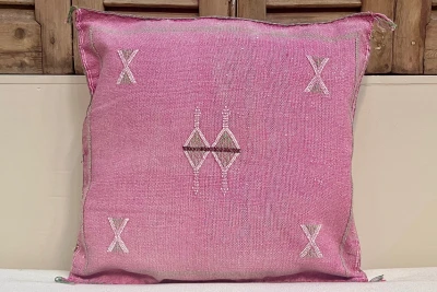 Sabra Kussen uit Marokko roze 45cm x 45cm incl vulling nr.64062