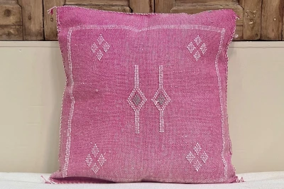 Sabra Kussen uit Marokko roze 45cm x 45cm incl vulling nr.64064