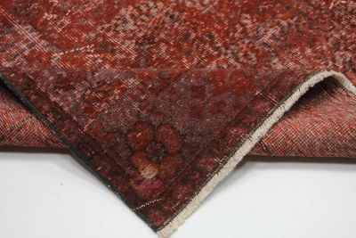 Vintage vloerkleed rood, bruin 7152 302cm x 189cm