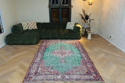 Vintage vloerkleed 11915 272cm x 172cm 